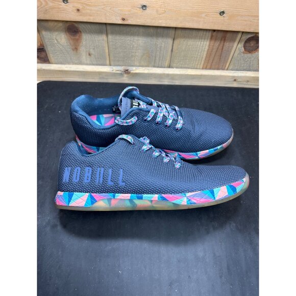 Nobull Navy Prism Trainer Shoes SuperFabric Mens 7.5 Womens 9 Athletic Sneakers